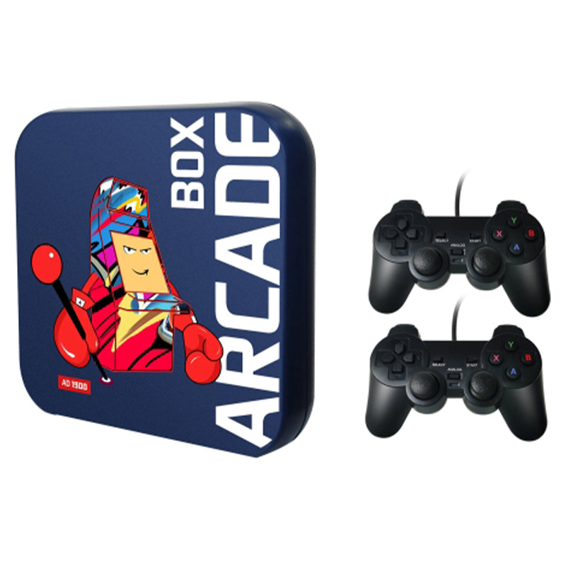 ARCADE BOX 128G 40000 Games Video Game Stick 3D Double Wired Controller Retro Game Console ARCADE BOX 128G 40000 Games Video Game Stick 3D Double Wired Controller Retro Game Console